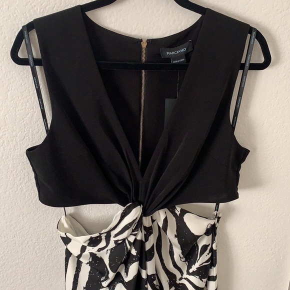 Marciano Cut Out Knot Slit Maxi Dress - Picture 2 of 16